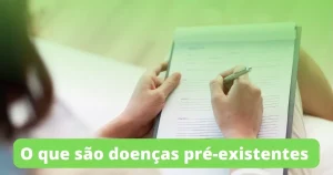 Corretor online - o que são doenças pré-existentes